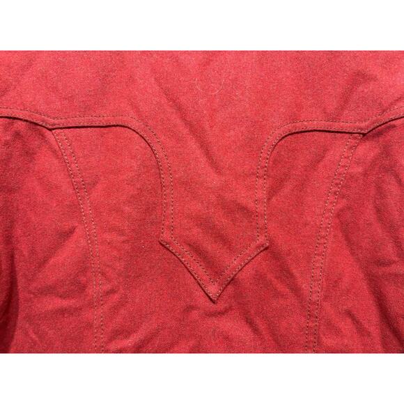 Pendleton red wool women’s shirt flannel western style medium - Picture 6 of 8